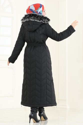 Coat 3106HN394 Black - 5