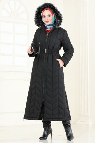 Coat 3106HN394 Black - 2