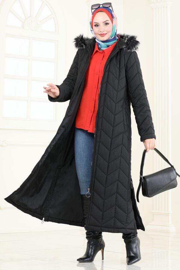 Coat 3106HN394 Black - 1