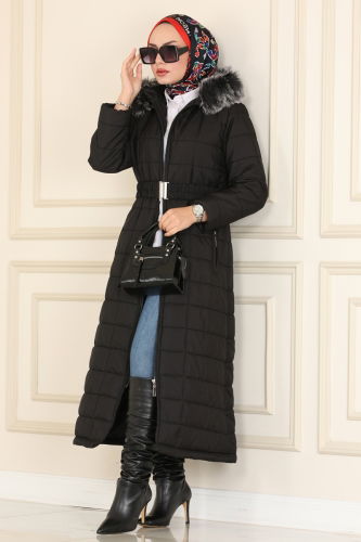 H.N.Z. - Coat 3907HN218 Black