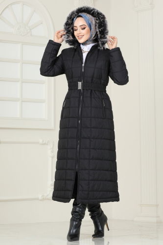 H.N.Z. - Coat 3907HN218 Black