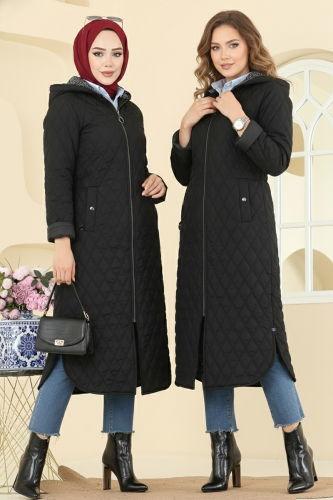 H.N.Z. - Coat 4009HN394 Black