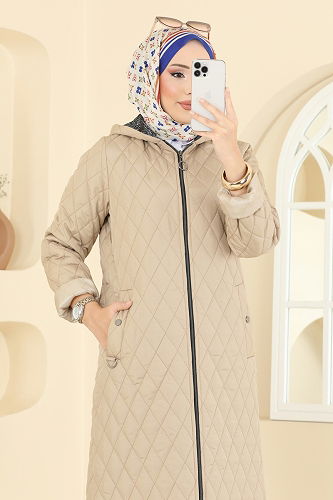 moda selvim Coat 4009HN394 Vision - Thumbnail