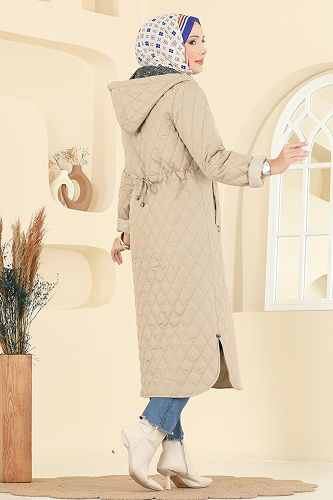 moda selvim Coat 4009HN394 Vision - Thumbnail