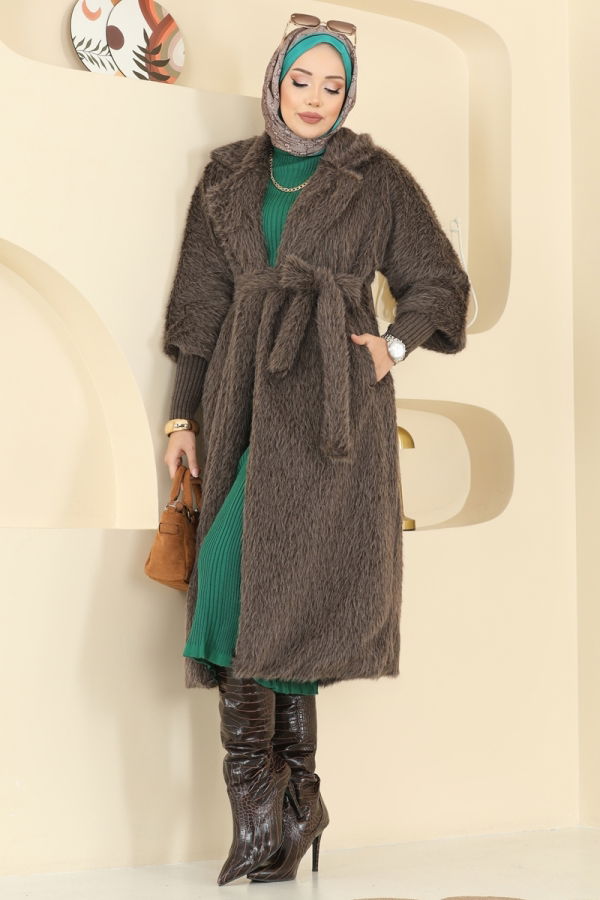 Modaselvim Topper Coat 4405AL357 Tan