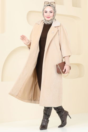 moda selvim Coat 4405AL357 Vision - Thumbnail