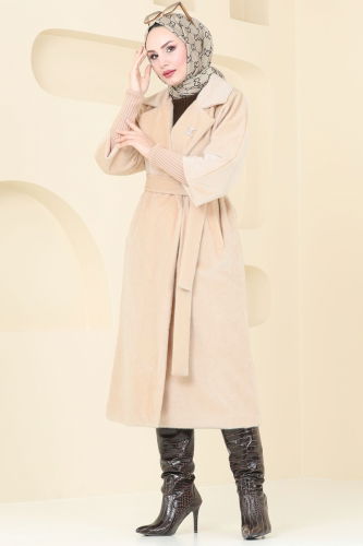 moda selvim Coat 4405AL357 Vision - Thumbnail