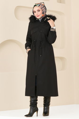 M.D.H. - Coat 4625MDH809 Black