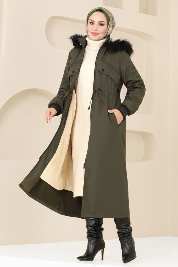 Coat 4625MDH809 Khaki - 1