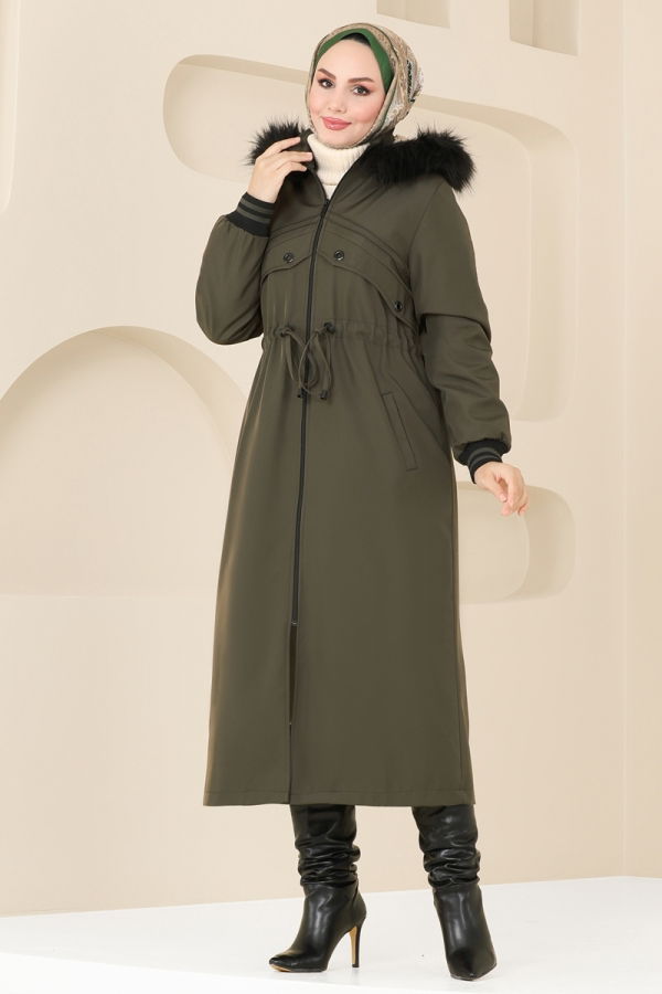 Coat 4625MDH809 Khaki - 2