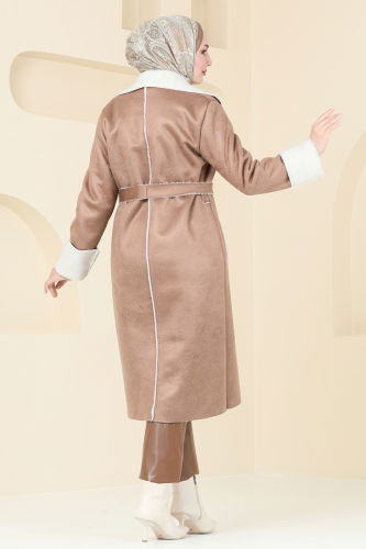 moda selvim Coat 5959BSK463 Vision - Thumbnail