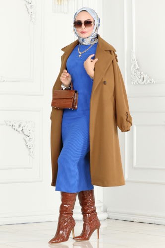 B.İ.S.S.K. - Coat 6110BSK463 Tan