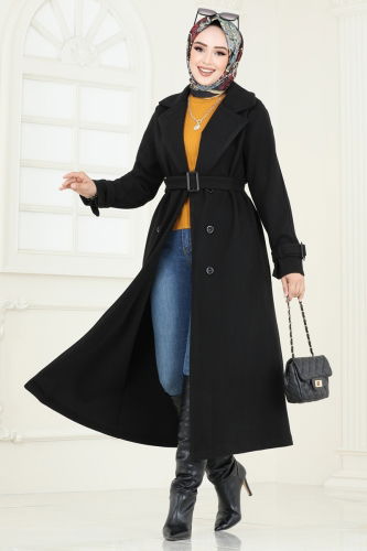 B.İ.S.S.K. - Coat 6125BSK463 Black