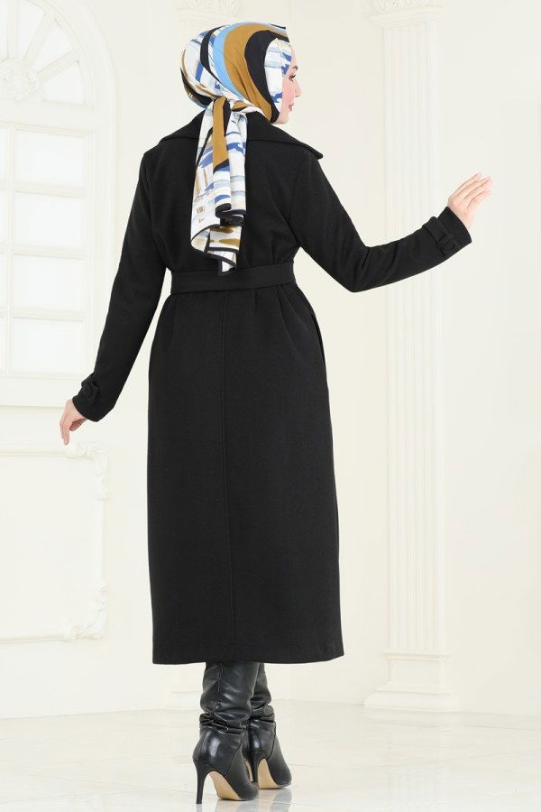 Coat 6144BSK463 Black - 4