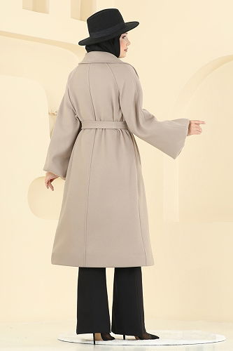 moda selvim Coat 6163BSK463 Vision - Thumbnail