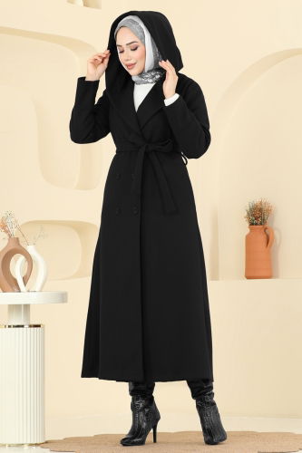 B.İ.S.S.K. - Coat 6234BSK463 Black