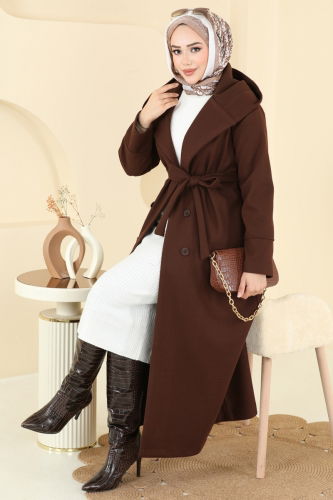 B.İ.S.S.K. - Coat 6234BSK463 Brown