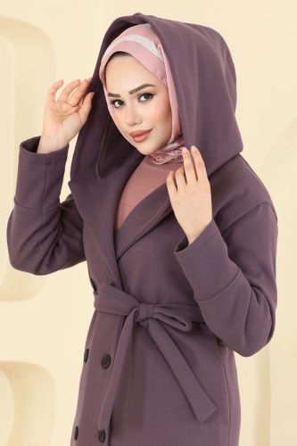 B.İ.S.S.K. - Coat 6234BSK463 Dark Lilac