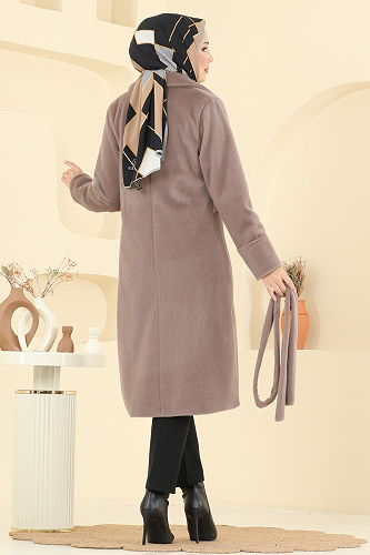 moda selvim Coat 6245BSK463 Vision - Thumbnail