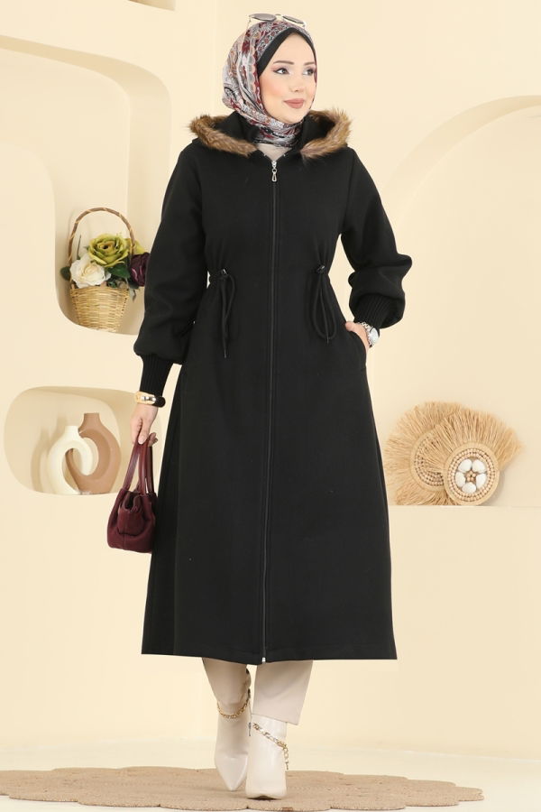 Modaselvim Topper Coat 6265BSK463 Black