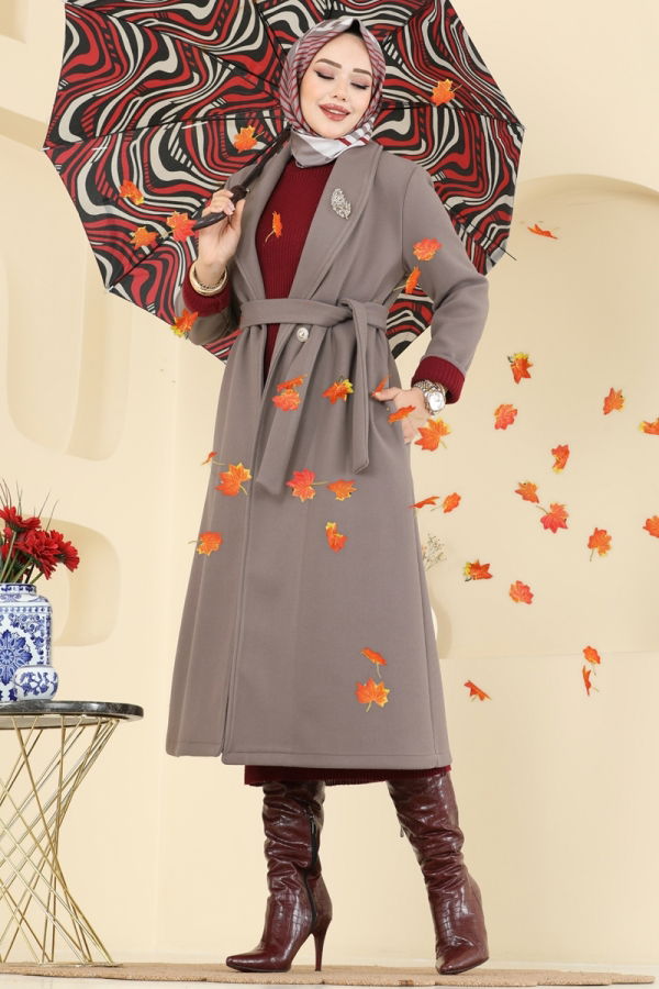 Modaselvim Topper Coat 6663YG95 Dark Vision