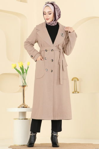 T.R.T. - Coat 7021TRT545 Beige