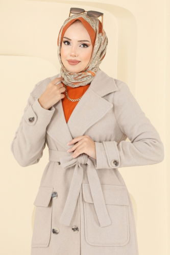 T.R.T. - معطف بيج 7021TRT545