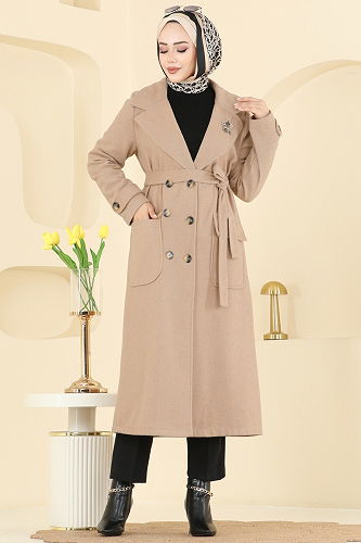 moda selvim Coat 7021TRT545 Vision - Thumbnail