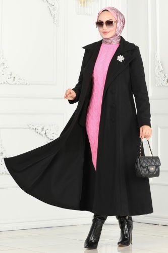 T.R.T. - Coat 7023TRT545 Black