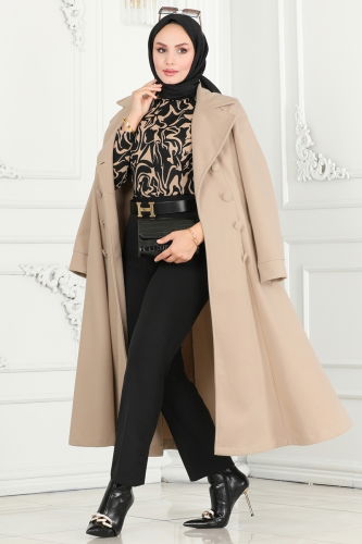 moda selvim Coat 7023TRT545 Vision - Thumbnail