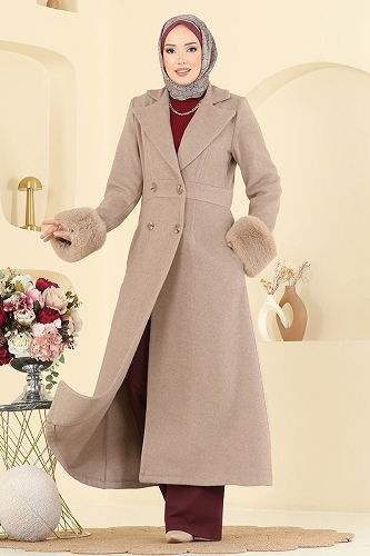 moda selvim Coat 8130AB368 Vision - Thumbnail