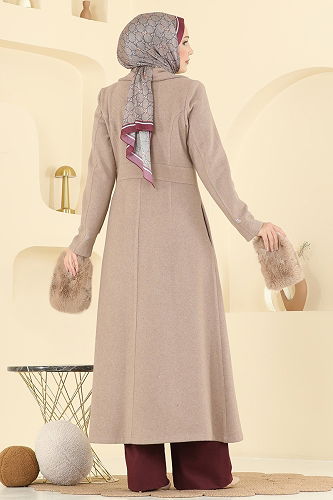 moda selvim Coat 8130AB368 Vision - Thumbnail