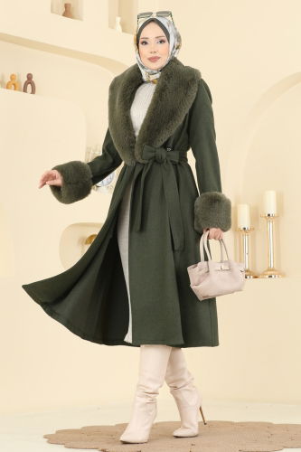 A.B. - Coat 8159AB368 Khaki