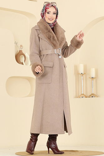 moda selvim Coat 8161AB368 Vision - Thumbnail
