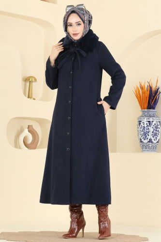 A.B. - Coat 8184AB368 Navy Blue
