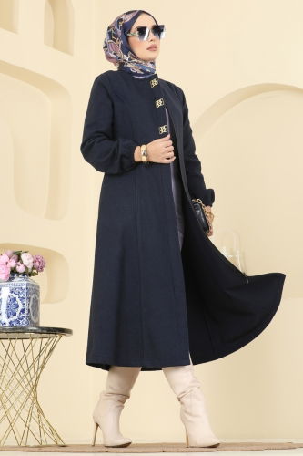 A.B. - Coat 8195AB368 Navy Blue