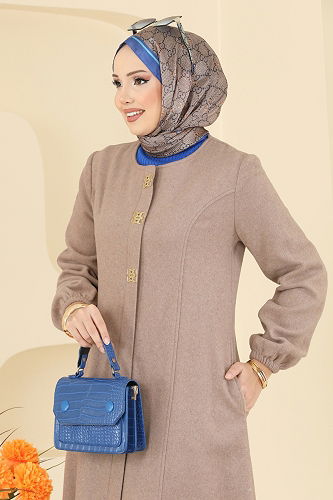 moda selvim Coat 8195AB368 Vision - Thumbnail