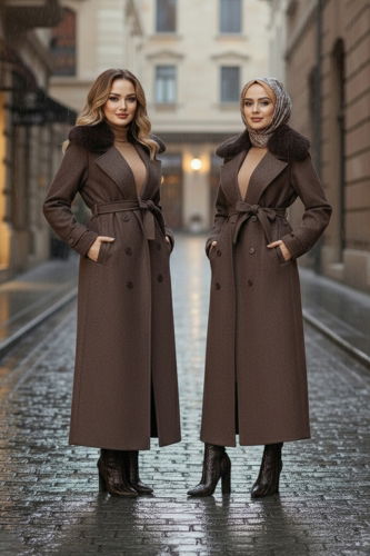 F.M.Z. - Coat 8196FMZ1159 Brown