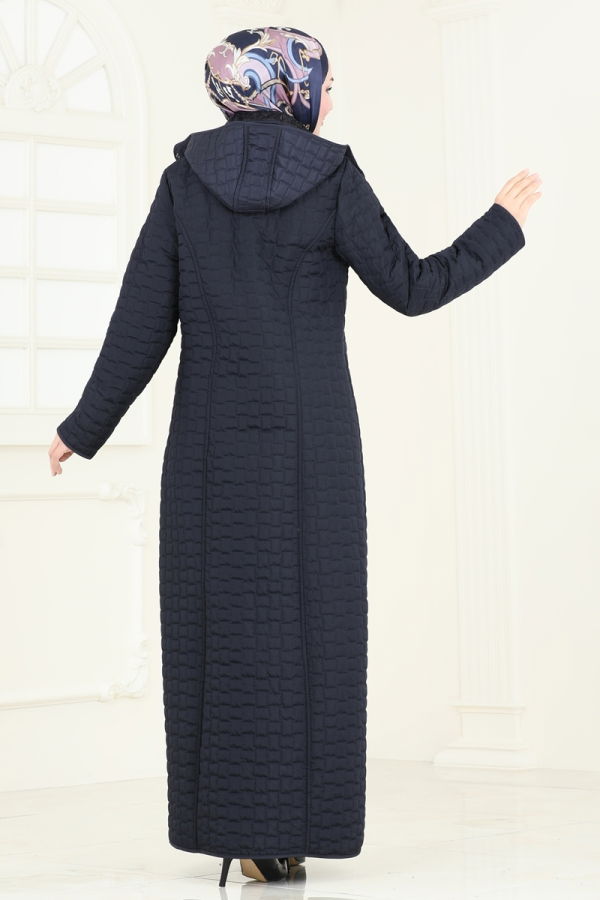 Coat 830OZT1013 Navy Blue - 6