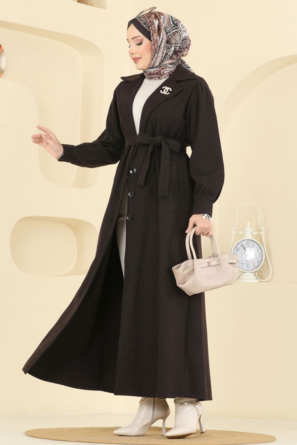 Modaselvim معطف معطف بني 9054S324