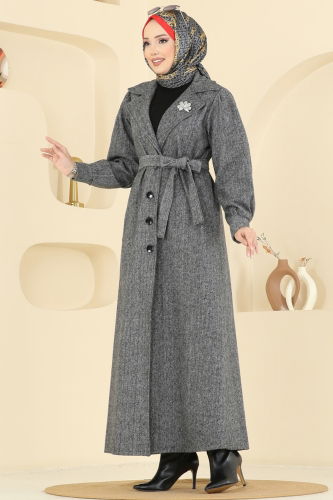 S.V.L. - Coat 9054S324 Gray