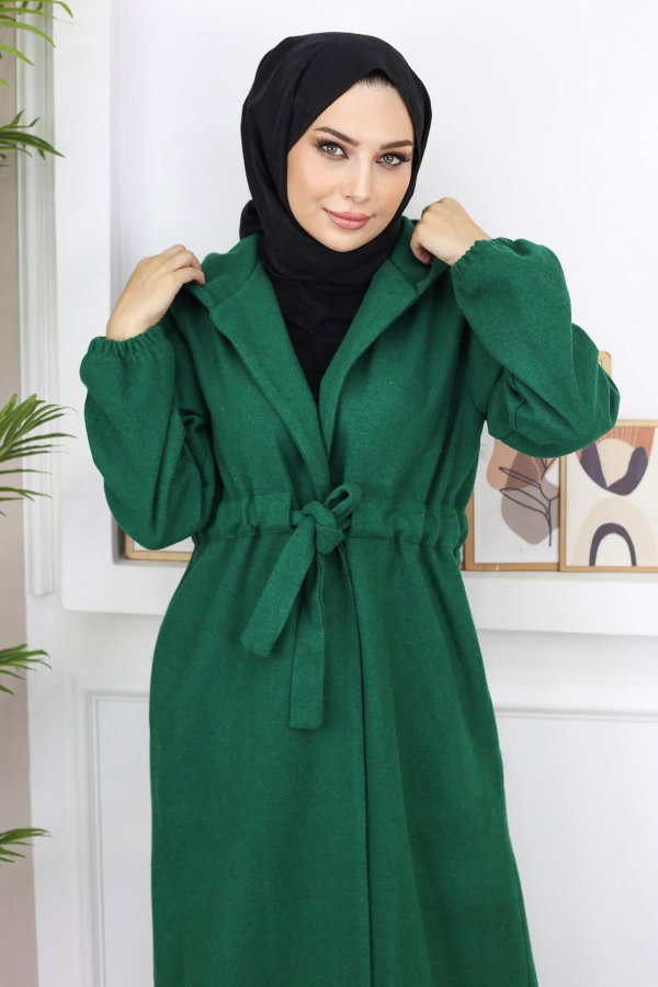 Modaselvim معطف معطف زيتي MİH19169-M