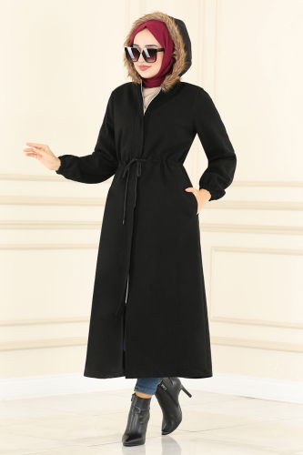 MRV M.S.L. - معطف أسود MSL5973-M