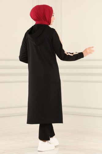 moda selvim Combine 1034MRT754 Black - Thumbnail
