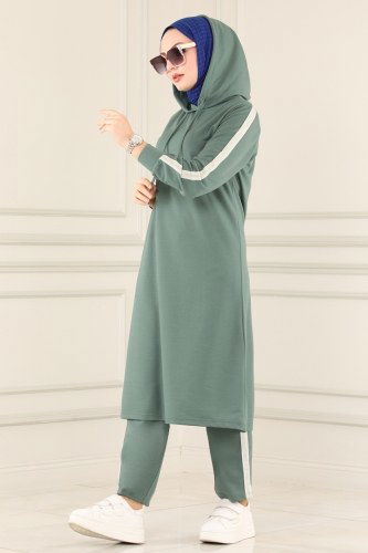 moda selvim 1034MRT754 تركوازي طقم - Thumbnail