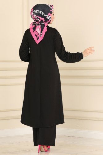 moda selvim Combine 1035-1MRT754 Black - Thumbnail