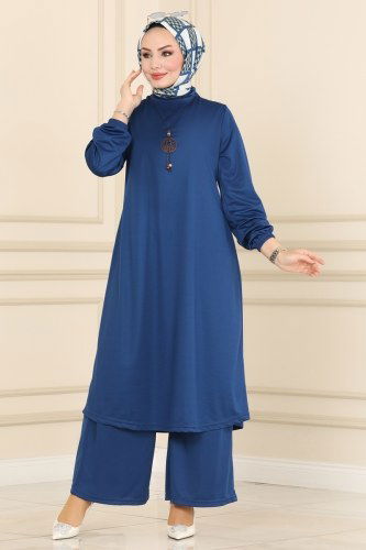 moda selvim 1035-1MRT754 ياقوتي طقم - Thumbnail