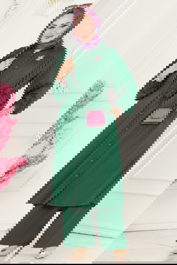 Modaselvim NET 20%+20% DISCOUNT IN THE CARD Combine 1080BRZ597 Emerald