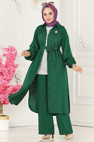 moda selvim Combine 1080BRZ597 Emerald - Thumbnail