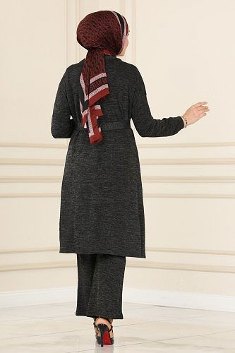 moda selvim Combine 116DVL817 Cinnamon&Black - Thumbnail